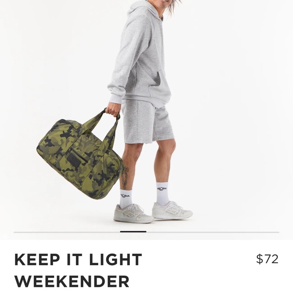 NWT Aloha Collection Keep It Light Weekender Hunter/Olive Camo Print - Picture 4 of 7